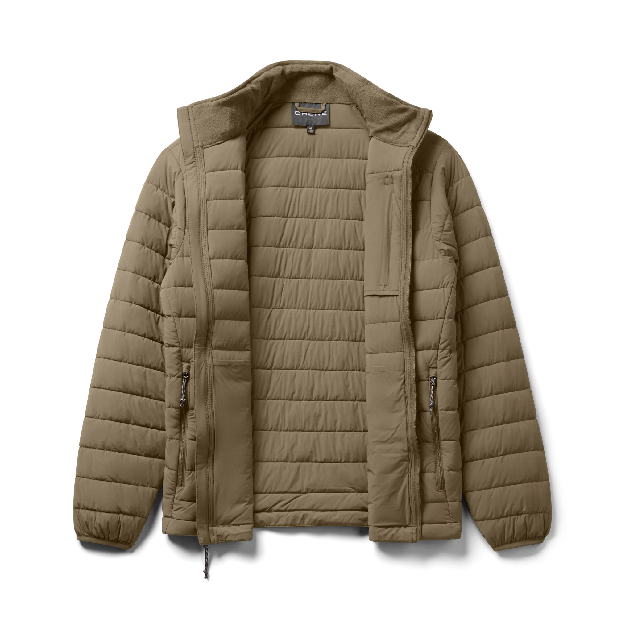 Camp Jacket in Oak, flat lay #oak