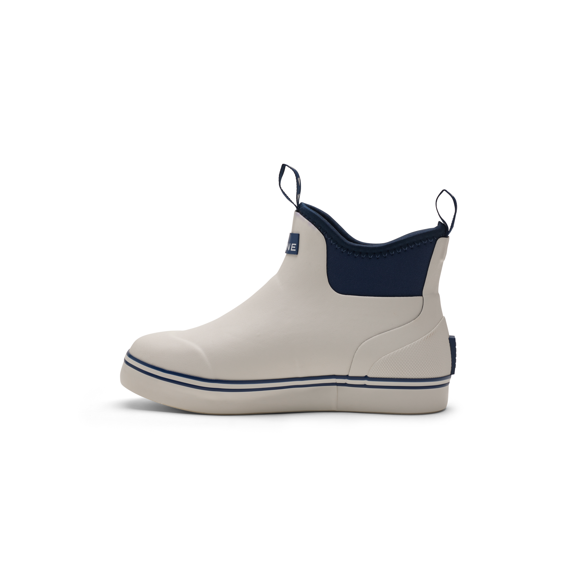 Youth Scout Deck Boot in White / Navy, product #white_/_navy