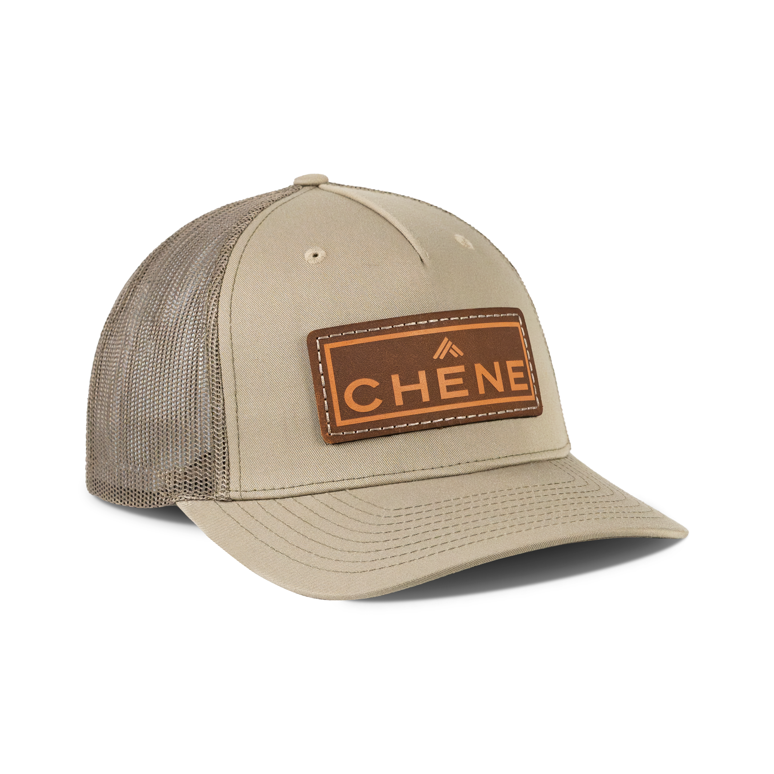 5-Panel Leather Patch Cap